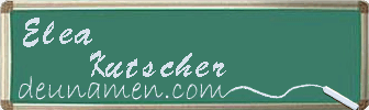 Elea Kutscher Visitenkarte
